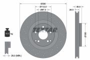 TEXTAR T92119805 Тормозной диск на автомобиль MERCEDES-BENZ CLK