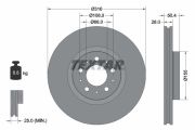TEXTAR T92126603 Тормозной диск