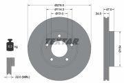 TEXTAR T92146503 Тормозной диск на автомобиль MAZDA TRIBUTE