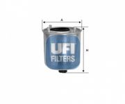 UFI 2412800 Топливный фильтр
