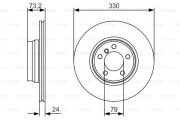 Bosch 0 986 479 A06 Гальмівний диск