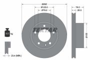 TEXTAR T92026700 Тормозной диск