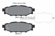 TEXTAR T2427101 Тормозные колодки дисковые на автомобиль SUBARU LEGACY