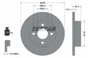 TEXTAR T92044000 Тормозной диск