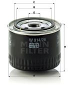 MANN MFW91426 Масляный фильтр на автомобиль HONDA ACCORD