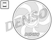 DENSO DENDER07008 Вентилятор радіатора на автомобиль CITROEN ZX