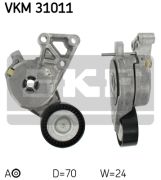 SKF VKM31011 Натяжной ролик, поликлиновой  ремень на автомобиль AUDI TT