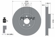 TEXTAR T92279403 Тормозной диск на автомобиль MERCEDES-BENZ MARCO