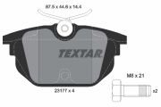 TEXTAR T2317703 Тормозные колодки дисковые