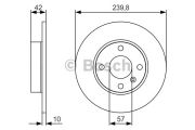 Bosch 0986479S52 Тормозной диск
