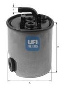 UFI 2400500 Топливный фильтр на автомобиль JEEP GRAND