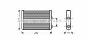 LKQ AFT6325 Радиатор отопления PE EXPERT 07- [OE 9464420380/6448K8 ] на автомобиль PEUGEOT EXPERT