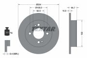 TEXTAR T92291603 Тормозной диск на автомобиль HYUNDAI I10