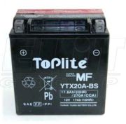 TOPLITE YTX20ABS 12V,17Ah,д. 150, ш. 87, в.161, электролит в к-те, вес 6 кг