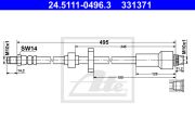 ATE ATE331371 Тормозной шланг на автомобиль CITROEN DS3