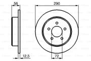 Bosch 0 986 479 102 Тормозной диск