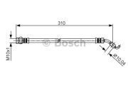 Bosch 1 987 481 257 Датчик износа тормозных колодок