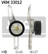 SKF VKM33012 Натяжной ролик, поликлиновой  ремень