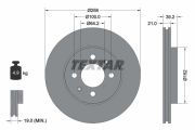 TEXTAR T92165903 Тормозной диск на автомобиль HONDA CITY