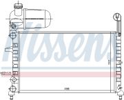 NISSENS NIS61844 Радиатор FT TEMPRA(90-)1.4(+)[OE 7632018]