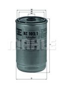 KNECHT KC1021 Топливный фильтр