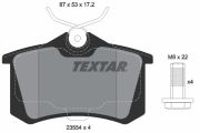TEXTAR T2355481 Тормозные колодки дисковые на автомобиль AUDI A2