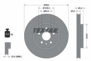 TEXTAR T92277203 Тормозной диск на автомобиль OPEL ASTRA