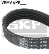 SKF VKMV6PK2196 Дорiжковий ремінь