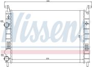 NISSENS NIS61683 Радиатор FT ALBEA(02-)1.2 i(+)[OE 46815887] на автомобиль FIAT SIENA