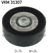 SKF VKM31307 Паразитный / ведущий ролик, поликлиновой ремень на автомобиль AUDI Q7