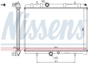 NISSENS NIS63606A Радиатор CN BERLINGO(08-)1.6 HDI(+)[OE 1330.F5] на автомобиль CITROEN DS5