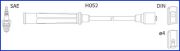 HUCO HUC134576 Комплект высоковольтных проводов на автомобиль RENAULT MEGANE