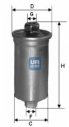 UFI 3169900 Топливный фильтр на автомобиль VW SCIROCCO