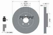 TEXTAR T92194203 Тормозной диск на автомобиль INFINITI G