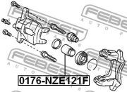 FEBEST FE 0176-NZE121F Елементи гальмівного супорта