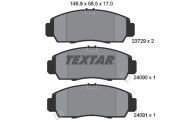 TEXTAR T2372901 Тормозные колодки дисковые
