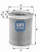 UFI 2725200 Воздушный фильтр на автомобиль NISSAN MICRA