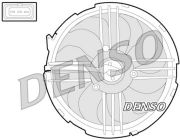 DENSO DENDER32009 Вентилятор радіатора на автомобиль SEAT AROSA