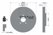 TEXTAR T92181903 Тормозной диск на автомобиль MERCEDES-BENZ CLK