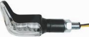 VICMA MO11442 Миниповоротники LED, прозрач./черные, загнутые- 2шт. на автомобиль HUSQVARNA TE610