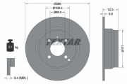 TEXTAR T92058700 Тормозной диск