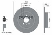 TEXTAR T92275203 Тормозной диск на автомобиль OPEL ASTRA