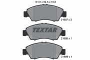 TEXTAR T2169701 Тормозные колодки дисковые на автомобиль HONDA CRX