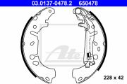 ATE ATE650478 Тормозная колодка на автомобиль FIAT LINEA