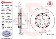 BREMBO 09A66523 Тормозные диски на автомобиль CADILLAC CTS