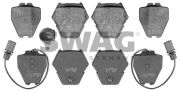 SWAG 30116218 набор тормозных накладок