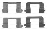 BOSCH 1987474461 Монтажный комплект тормозных колодок на автомобиль NISSAN QASHQAI