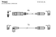 TESLA TEST104C Комплект высоковольтных проводов на автомобиль VW PASSAT