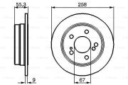 Bosch 0986478188 Гальмівний диск