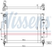 Nissens NIS 61935 Радиатор FT 500(07-)0.9 Twinair TURBO(+)[OE 51793589]